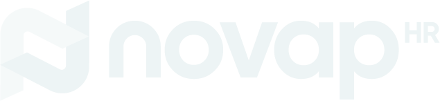 Novap HR company logo in light version.